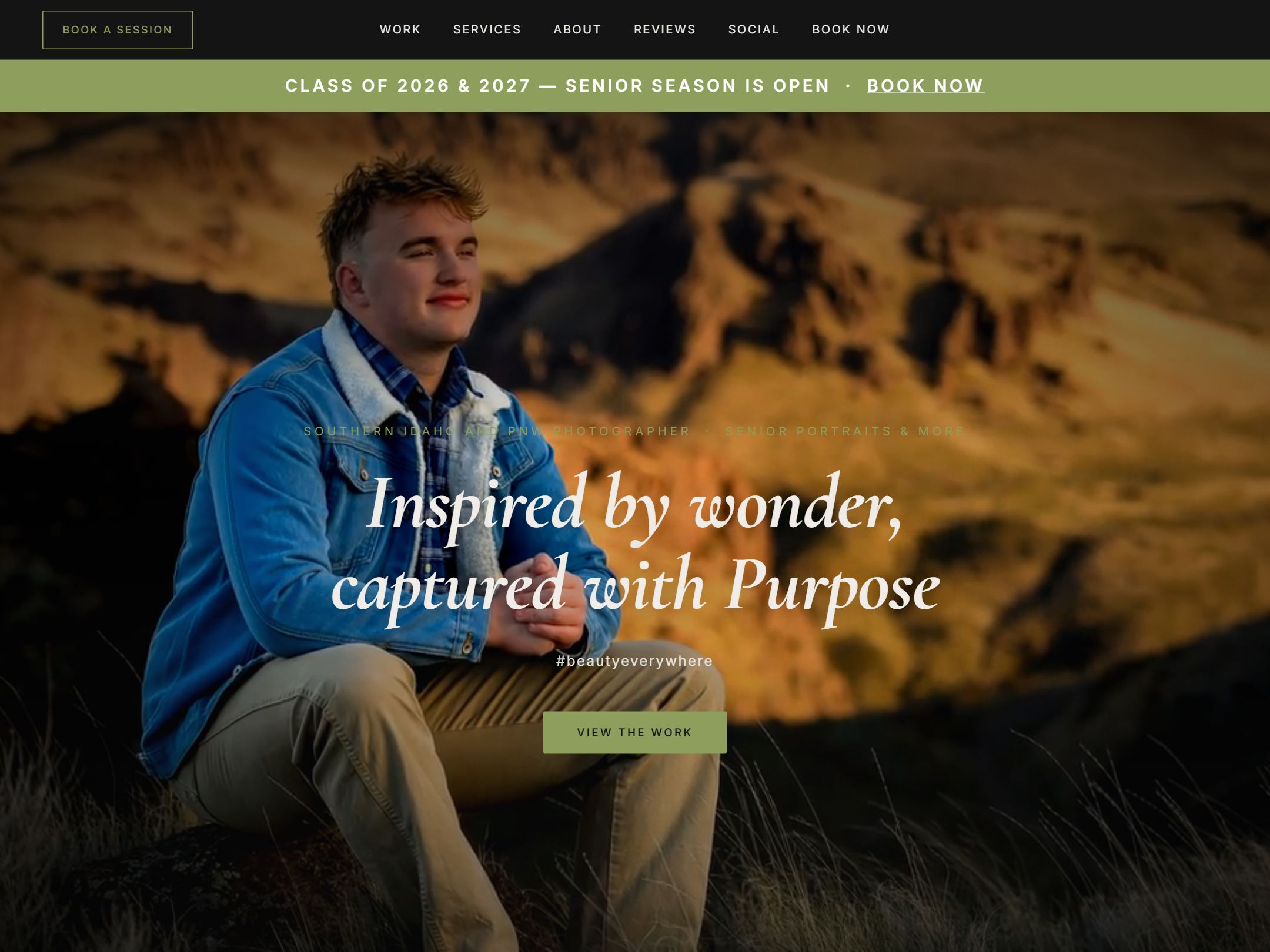 High Desert Photo design